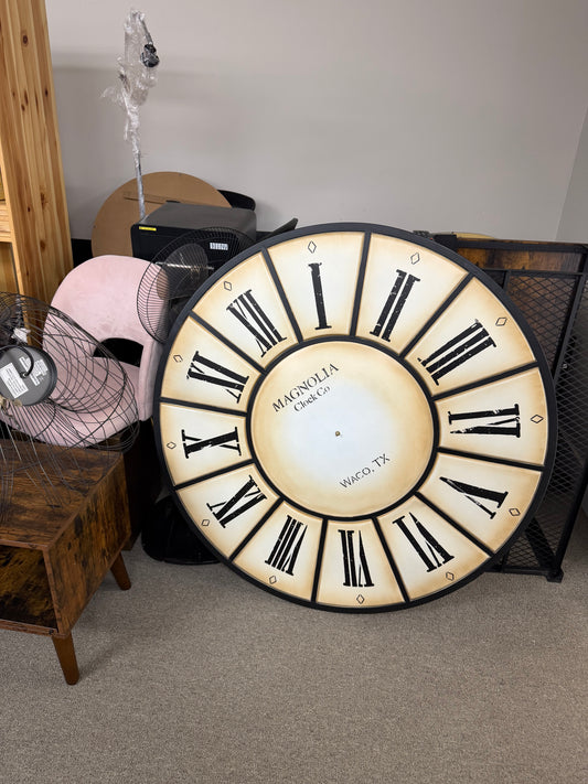 Large Magnolia Clock Co. Vintage Style Wall Clock [XL]